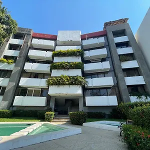 Apartamento Roca Sola, Costera Departamento Privado Con Vista Al Mar, Alberca, Terraza Y Aire Acondicionado